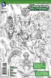 Cover Thumbnail for Green Lantern (2011 series) #22 [Rags Morales Sketch Cover]