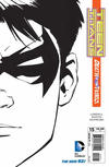Cover for Teen Titans (DC, 2011 series) #15 [Greg Capullo Black & White Cover]