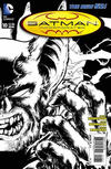 Cover for Batman Incorporated (DC, 2012 series) #10 [Chris Burnham Black & White Wraparound Cover]