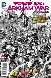 Cover Thumbnail for Forever Evil: Arkham War (DC, 2013 series) #1 [Jason Fabok Black & White Cover]