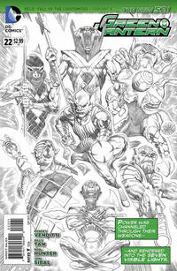 Cover Thumbnail for Green Lantern (DC, 2011 series) #22 [Rags Morales Sketch Cover]