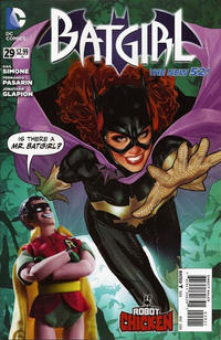 Cover Thumbnail for Batgirl (DC, 2011 series) #29 [Robot Chicken Cover]