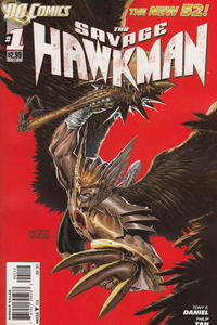 Cover Thumbnail for The Savage Hawkman (DC, 2011 series) #1 [Second Printing]