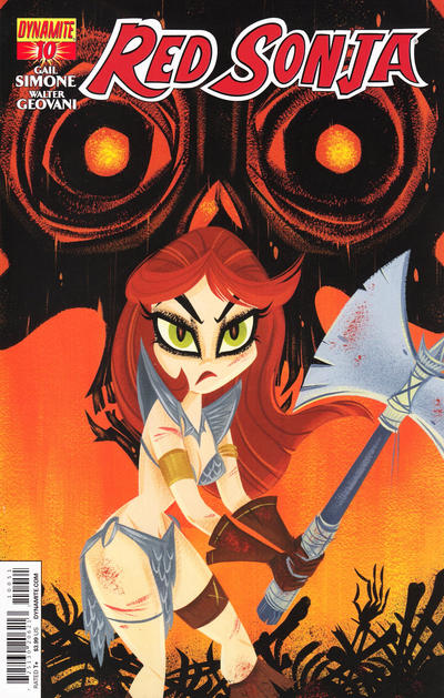Cover for Red Sonja (Dynamite Entertainment, 2013 series) #10 [Exclusive Subscription Cover]