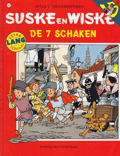 Cover for Suske en Wiske (Standaard Uitgeverij, 1967 series) #245 - De 7 schaken