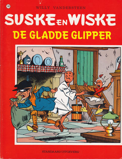 Cover for Suske en Wiske (Standaard Uitgeverij, 1967 series) #149 - De gladde glipper
