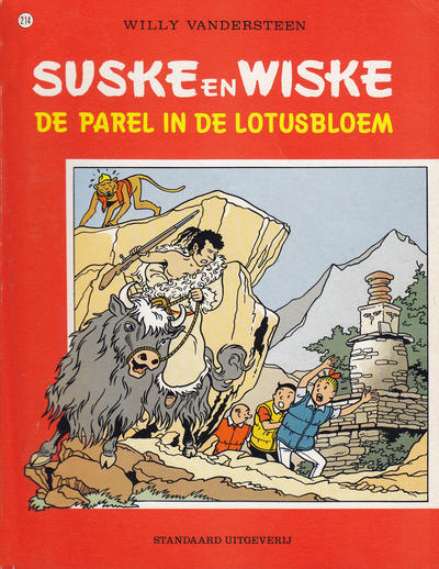 Cover for Suske en Wiske (Standaard Uitgeverij, 1967 series) #214 - De parel in de Lotusbloem