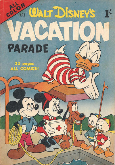 Cover for Walt Disney's Vacation Parade (W. G. Publications; Wogan Publications, 1953 series) #1