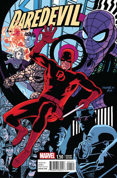 Cover for Daredevil (Marvel, 2014 series) #36 (1.50) [Paolo Rivera Cover]