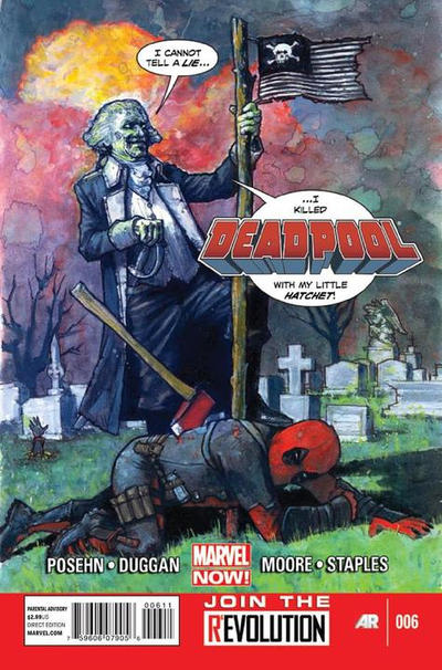 Cover for Deadpool (Marvel, 2013 series) #6
