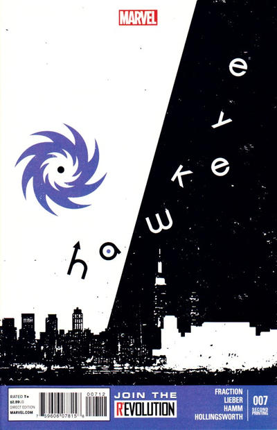 Cover for Hawkeye (Marvel, 2012 series) #7 [Second Printing]