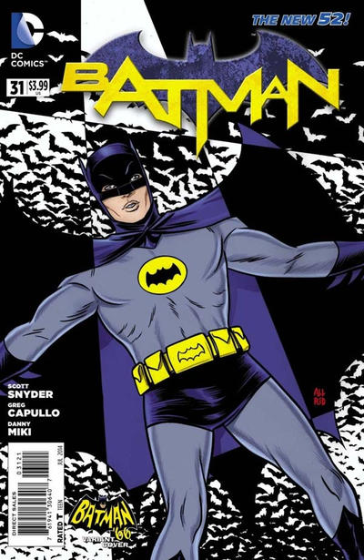 Cover for Batman (DC, 2011 series) #31 [Batman '66 Cover]