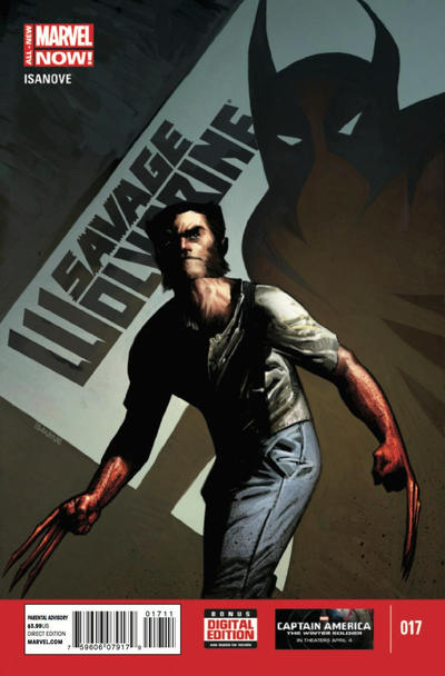 Cover for Savage Wolverine (Marvel, 2013 series) #17