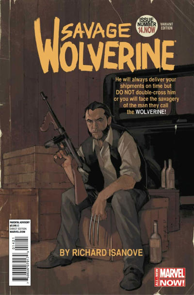 Cover for Savage Wolverine (Marvel, 2013 series) #14 [Phil Noto Variant]