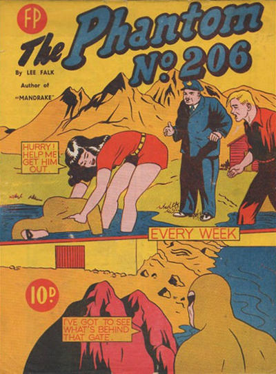 Cover for The Phantom (Feature Productions, 1949 series) #206