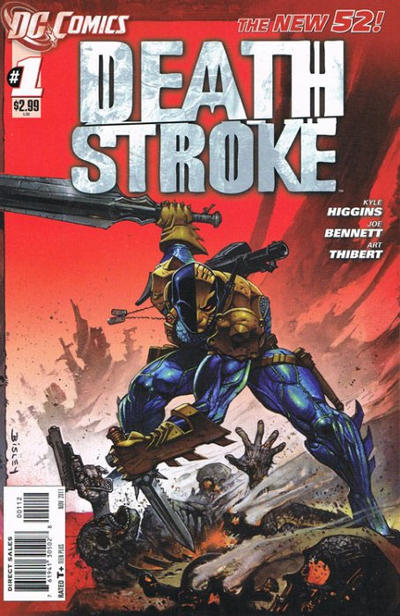 Cover for Deathstroke (DC, 2011 series) #1 [Second Printing]