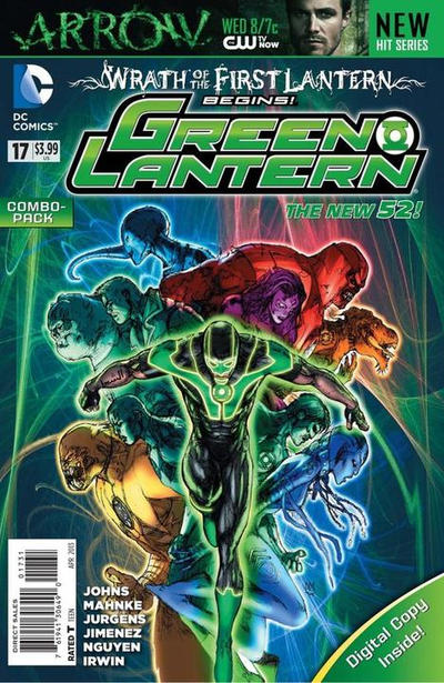 Cover for Green Lantern (DC, 2011 series) #17 [Combo-Pack]