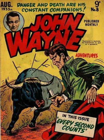 Cover for John Wayne Adventures (Associated Newspapers, 1955 series) #8