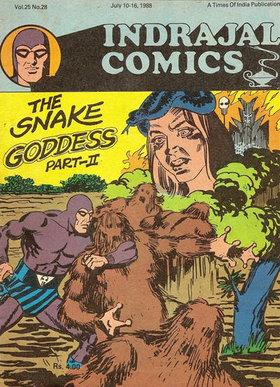 Cover for Indrajal Comics (Bennett, Coleman & Co., 1964 series) #v25#28