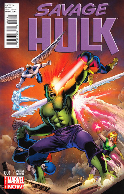 Cover for Savage Hulk (Marvel, 2014 series) #1 [John Cassaday Variant Cover]