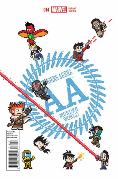 Cover for Avengers Arena (Marvel, 2013 series) #14 [8-Bit Variant]