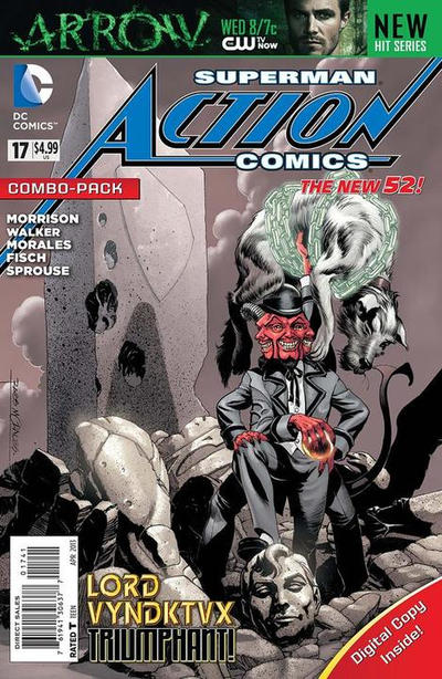 Cover for Action Comics (DC, 2011 series) #17 [Combo-Pack]