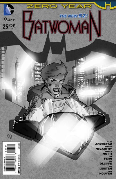Cover for Batwoman (DC, 2011 series) #25 [Stephane Roux Black & White Cover]