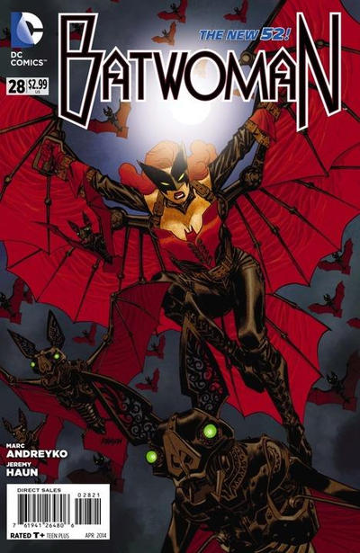 Cover for Batwoman (DC, 2011 series) #28 [Dave Johnson Steampunk Cover]