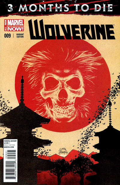 Cover for Wolverine (Marvel, 2014 series) #9 [Variant Edition]