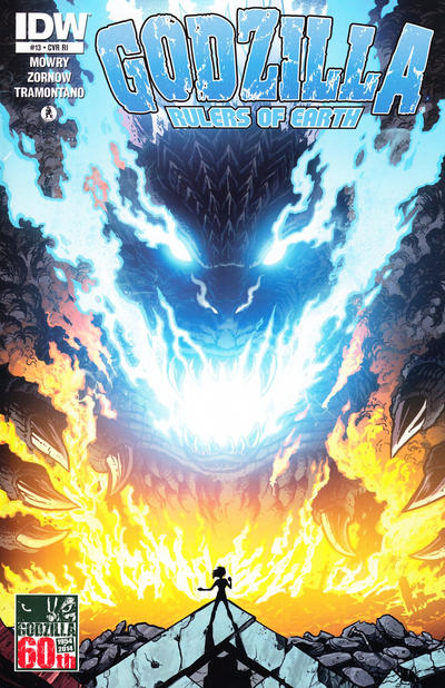 Cover for Godzilla: Rulers of Earth (IDW, 2013 series) #13 [Cover RI - Matt Frank variant]