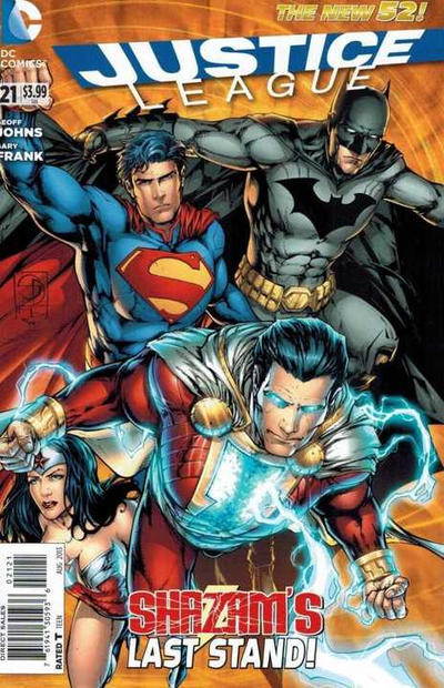 Cover for Justice League (DC, 2011 series) #21 [Shane Davis / Michelle Delecki Cover]