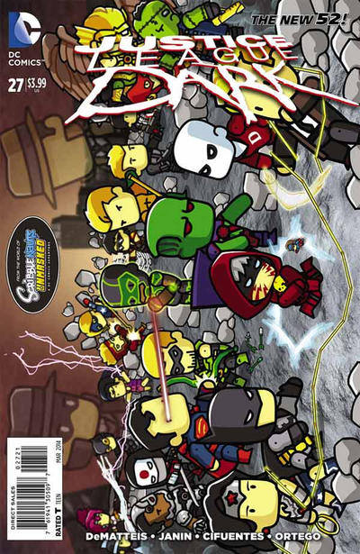 Cover for Justice League Dark (DC, 2011 series) #27 [Scribblenauts Unmasked Cover]