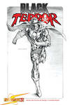Cover for Black Terror (Dynamite Entertainment, 2008 series) #3 [Mark Texeira "Sketch" Cover]