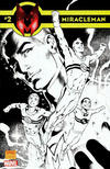 Cover for Miracleman (Marvel, 2014 series) #2 [Alan Davis black & white variant]