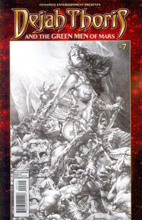 Cover Thumbnail for Dejah Thoris and the Green Men of Mars (Dynamite Entertainment, 2013 series) #7 [Jay Anacleto Sketch Subscription Exclusive Variant]