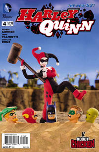 Cover Thumbnail for Harley Quinn (DC, 2014 series) #4 [Robot Chicken Cover]