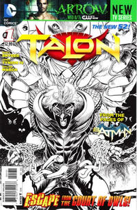 Cover Thumbnail for Talon (DC, 2012 series) #1 [Guillem March Black & White Cover]