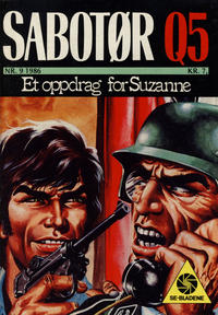 Cover Thumbnail for Sabotør Q5 (Serieforlaget / Se-Bladene / Stabenfeldt, 1971 series) #9/1986