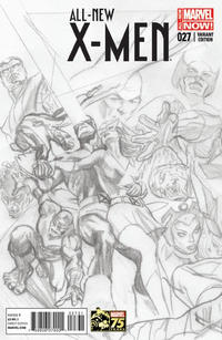 Cover Thumbnail for All-New X-Men (Marvel, 2013 series) #27 [Alex Ross '75th Anniversary Sketch']