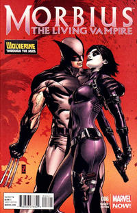Cover Thumbnail for Morbius: The Living Vampire (Marvel, 2013 series) #6 [Variant Edition - Wolverine Through The Ages]