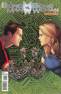 Cover Thumbnail for The Bionic Man vs. The Bionic Woman (Dynamite Entertainment, 2013 series) #1 [Sean Chen Cover]