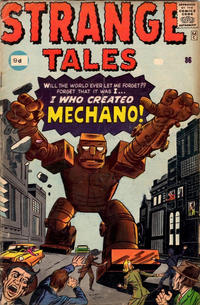 Cover for Strange Tales (Marvel, 1951 series) #86 [British]