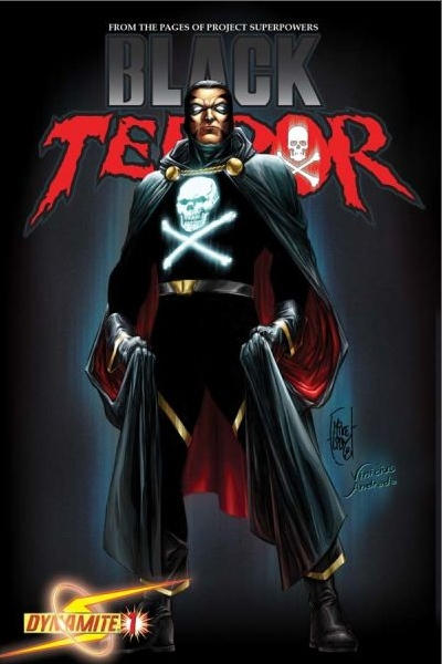 Cover for Black Terror (Dynamite Entertainment, 2008 series) #1 [Mike Lilly Cover]
