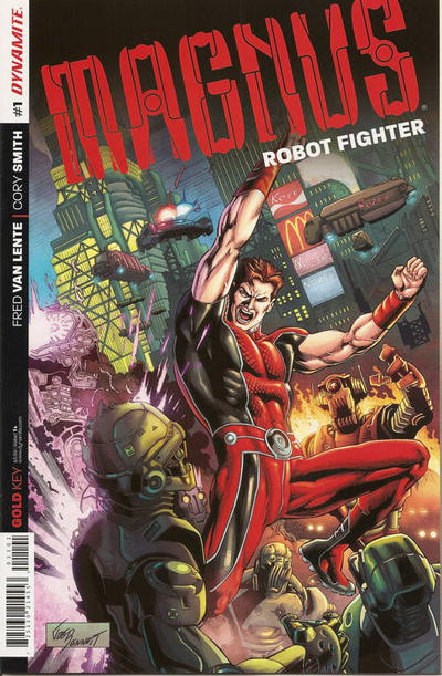 Cover for Magnus Robot Fighter (Dynamite Entertainment, 2014 series) #1 [Subscription Cover]