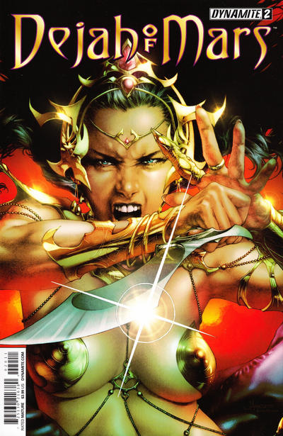 Cover for Dejah of Mars (Dynamite Entertainment, 2014 series) #2 [Cover Main - By Jay Anacleto]