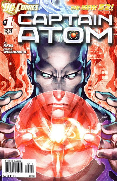 Cover for Captain Atom (DC, 2011 series) #1 [Second Printing]