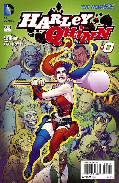 Cover for Harley Quinn (DC, 2014 series) #0 [Stephane Roux Cover]