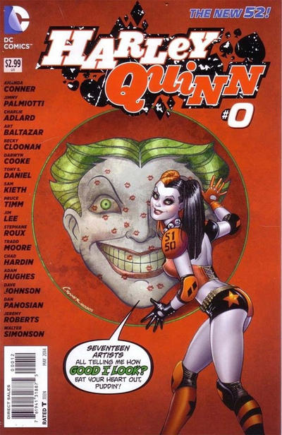 Cover for Harley Quinn (DC, 2014 series) #0 [Second Printing]