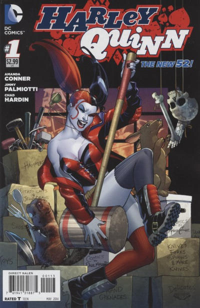 Cover for Harley Quinn (DC, 2014 series) #1 [Third Printing]