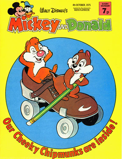 Cover for Mickey and Donald (IPC, 1975 series) #186